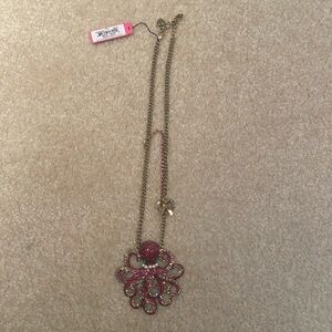 Betsey Johnson octopus necklace